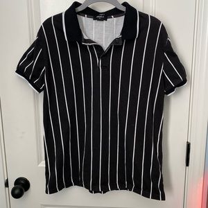 forever 21 striped polo